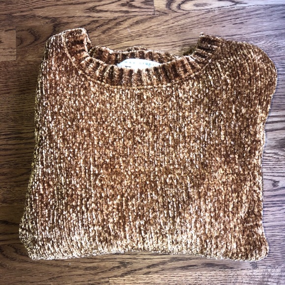 Max Studio Sweaters - MAX Studio, toffee colored chenille sweater, sm